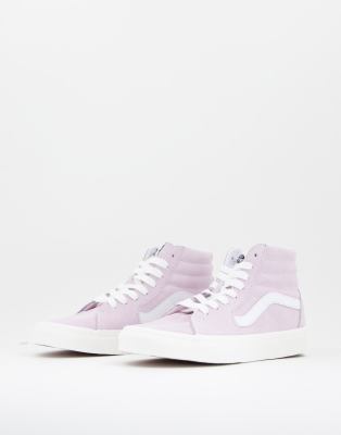 Vans daim outlet rose