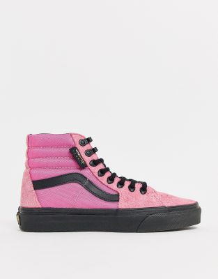 vans montante rose
