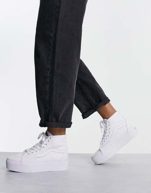 Vans 2024 blanche haute