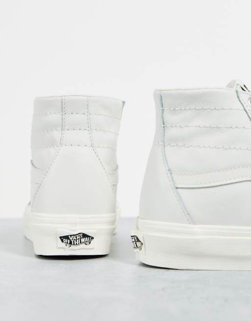 Vans montante blanche hot sale