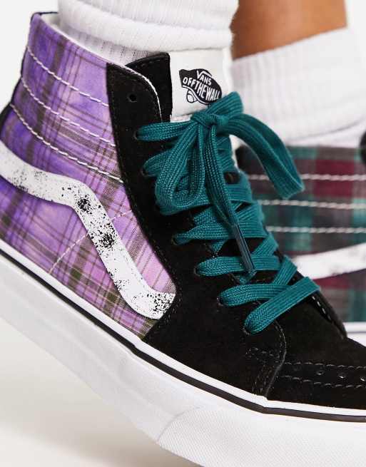 Vans noir et clearance violet