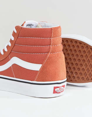 vans orange montante