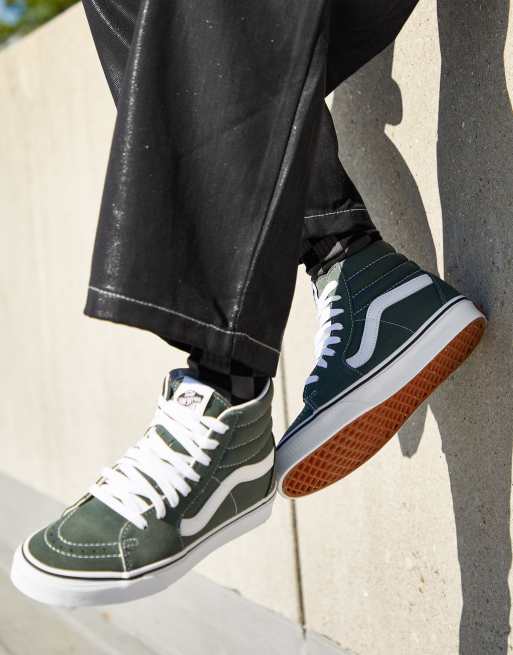 Vans SK8 Hi Baskets montantes Vert fonc