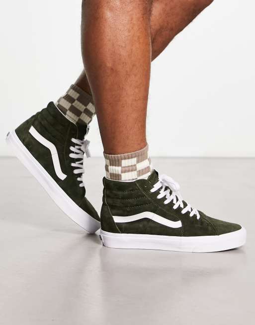 Vans gris outlet vert