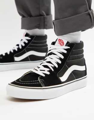 sk8 hi with joggers