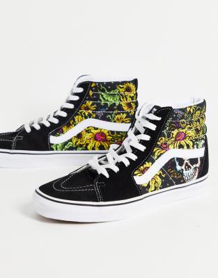 skull sneakers vans