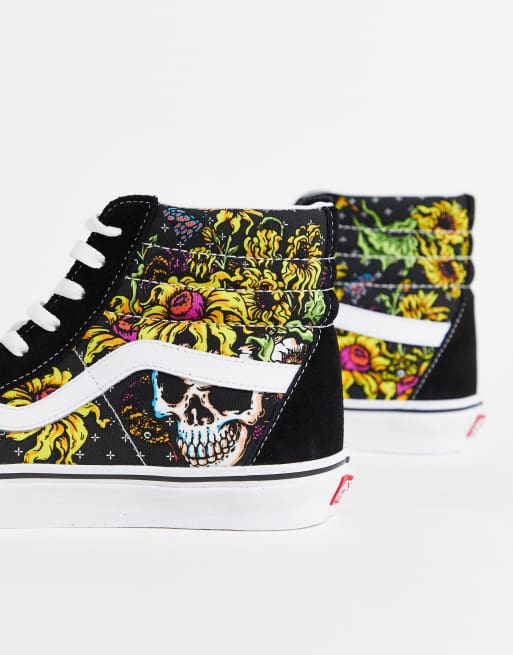 Vans sk8 hot sale skull