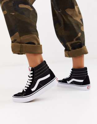 Vans SK8 Hi black sneakers ASOS