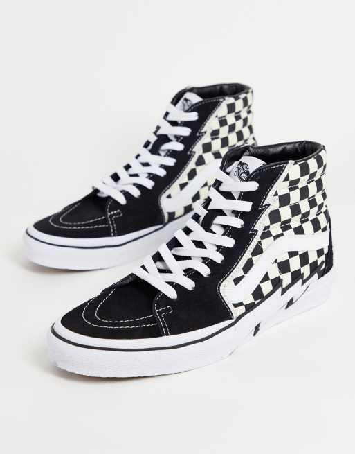 Vans SK8-Hi Bolt Checkerboard in | ASOS