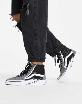 gray denim vans