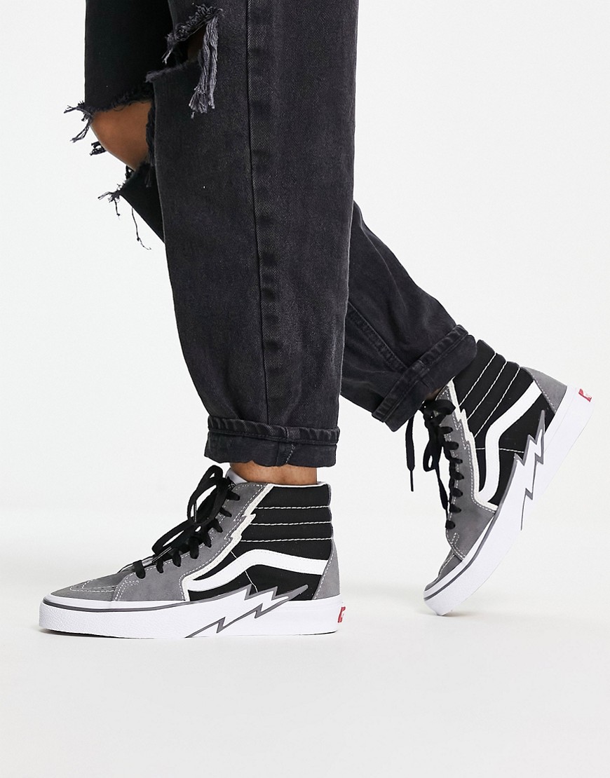 Vans SK8-Hi Bolt sneakers in pewter gray
