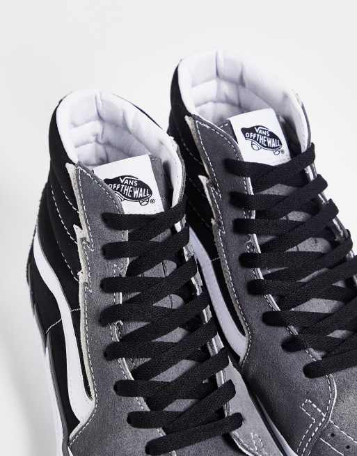 Dark gray on sale high top vans