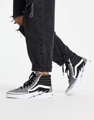 Vans SK8-Hi Bolt sneakers in pewter gray | ASOS