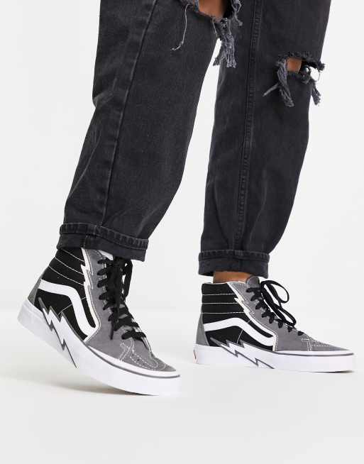 Vans Sk8-hi Bolt Sneakers in Gray for Men