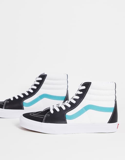 Vans SK8 Hi Classic Sport sneakers in black and white ASOS