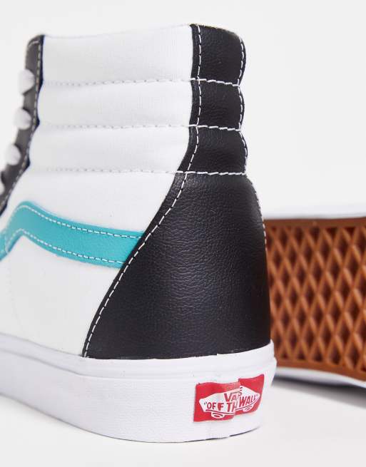 Vans SK8 Hi Classic Sport sneakers in black and white ASOS