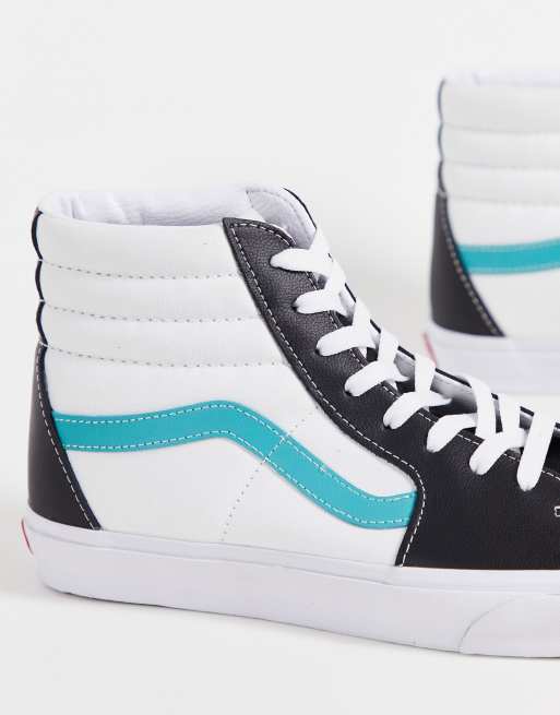 Vans SK8 Hi Classic Sport sneakers in black and white ASOS