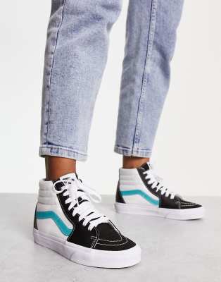 black hightops vans