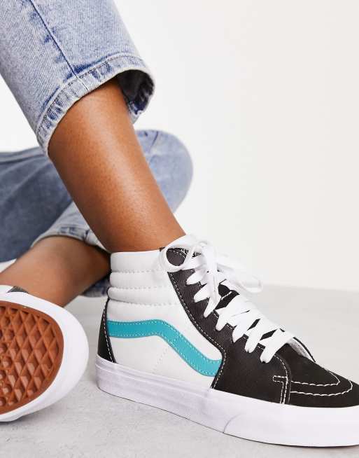 Classic black and white high best sale top vans