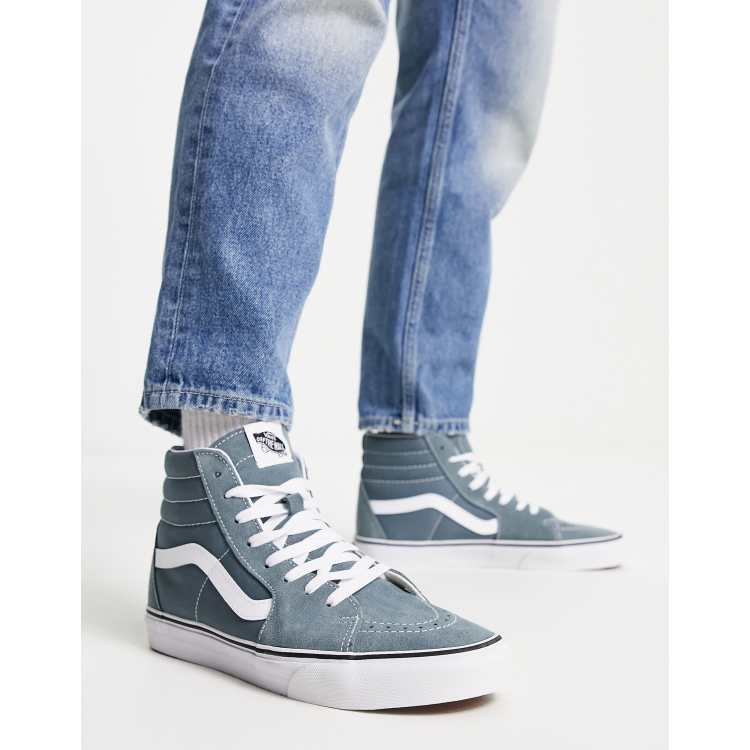 Vans Sk8 Hi Color Theory sneakers in dusty blue ASOS