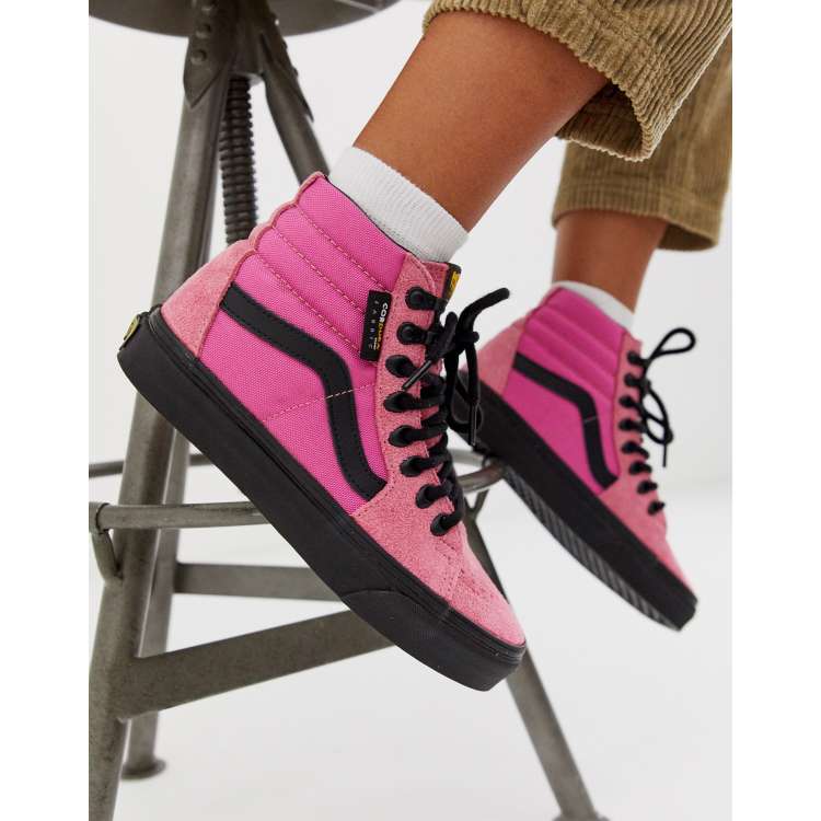 Vans SK8 Hi Cordura pink trainers