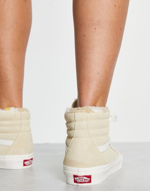 Vans store haute beige