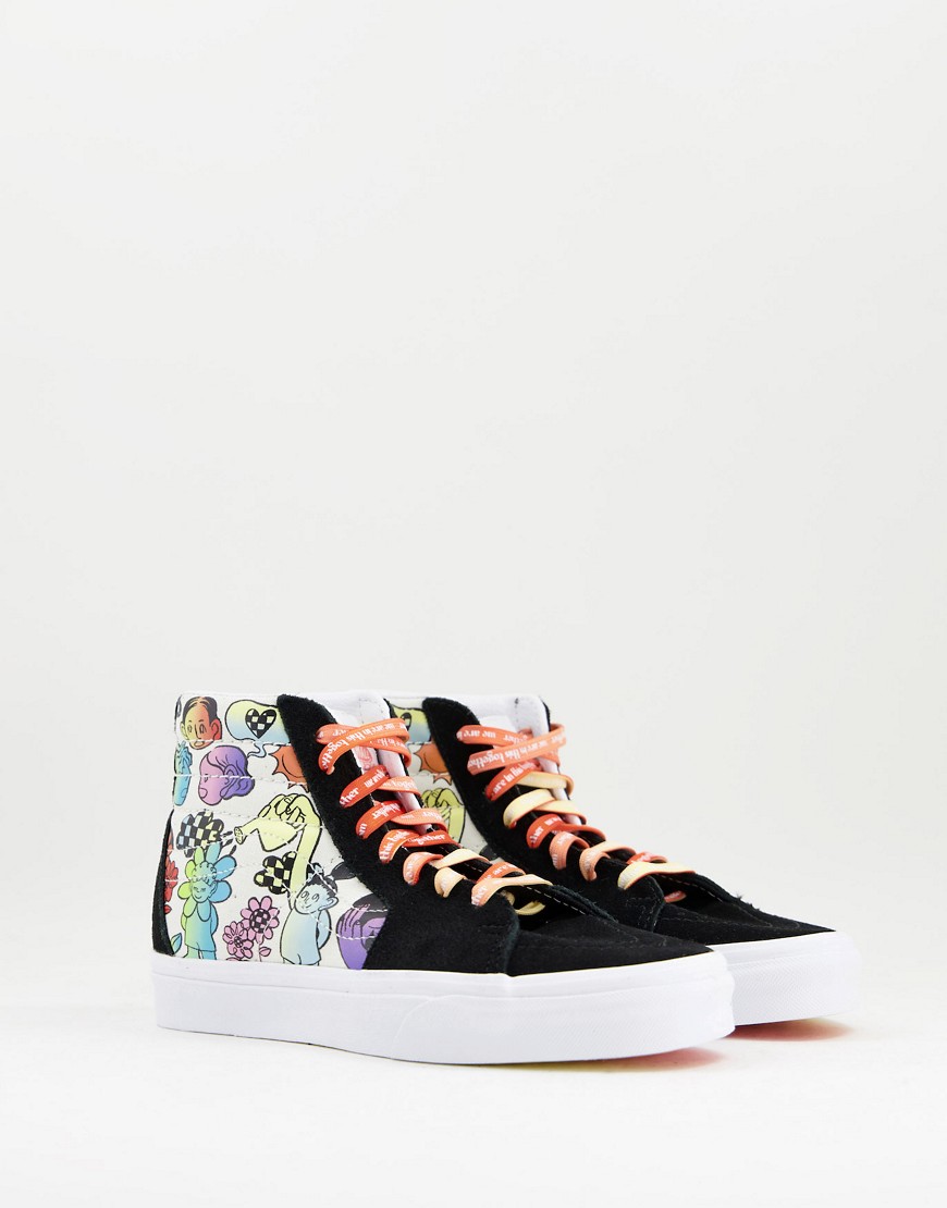 Vans SK8-Hi Cultivate Care In This Together sneakers in black/multi