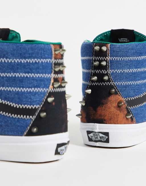 vans carreaux montante