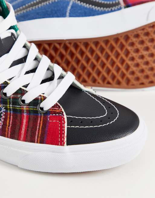 vans carreaux montante