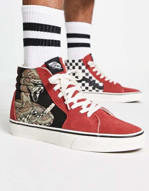 Vans SK8 Hi Desert Baskets Rouge