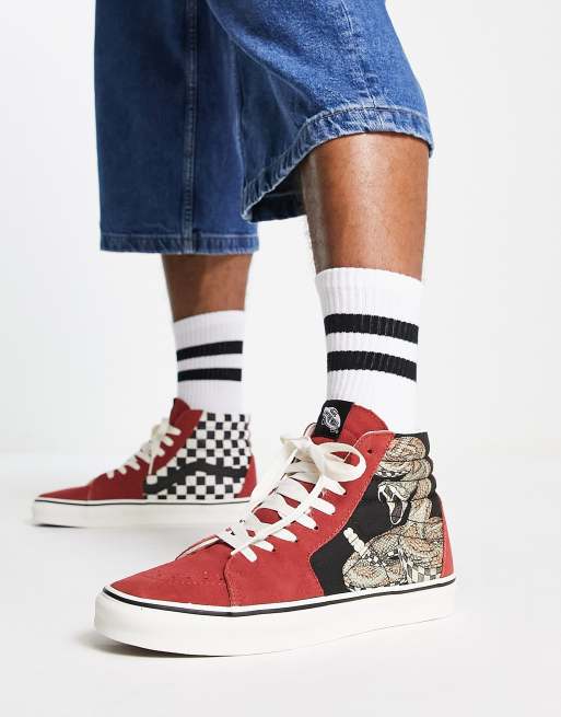 Vans - SK8-Hi Desert - Sneakers in rood 