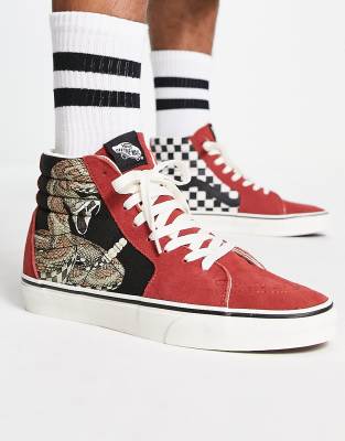 vans sk8 rosso