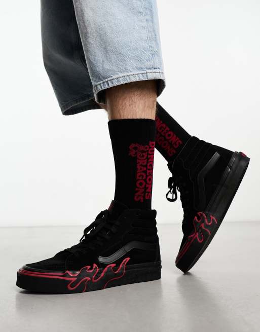 Vans clearance sk8hi flame