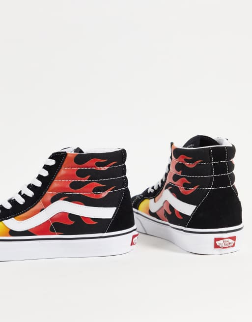 Vans high store tops fire