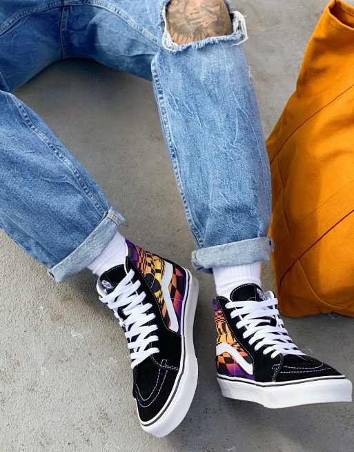 Vans sk8 hot sale hi check