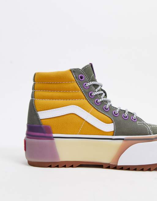 Vans plataforma verde hotsell