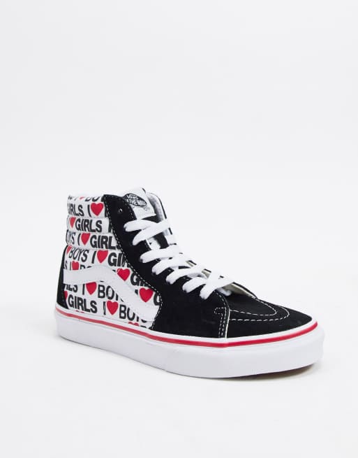 I heart 2024 vans high tops