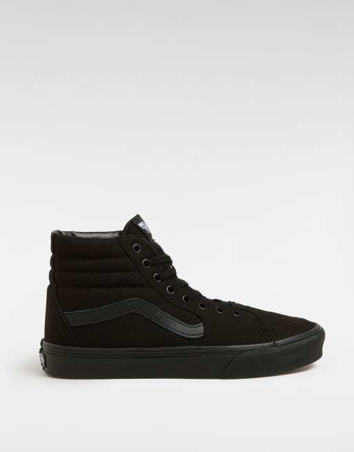 Vans – Sk8-Hi – Knöchelhohe Sneaker in dreifachem Schwarz, 2 von 4
