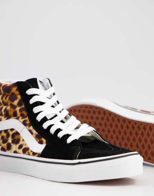 Fuzzy best sale leopard vans