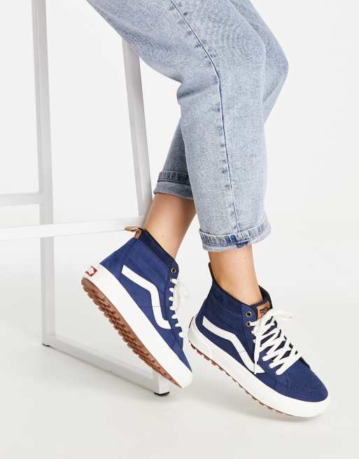 Vans bleu cheap marine femme