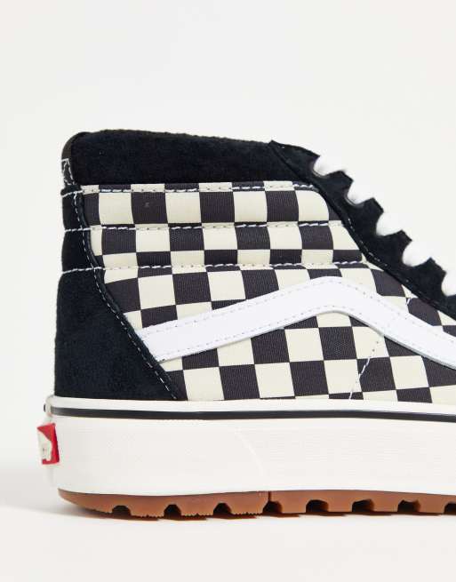 Vans – SK8-Hi MTE-1 – Sneaker in Schwarz mit Schachbrettmuster , 4 von 4