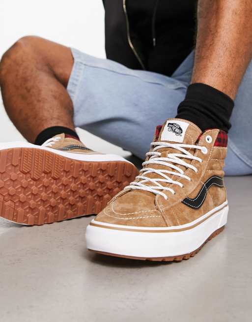vans nere e beige