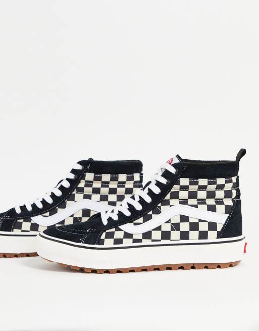 Suede on sale checkerboard vans