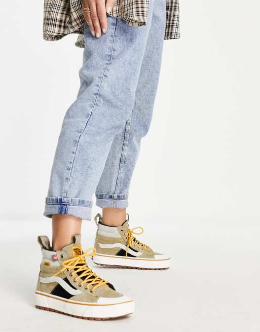 Vans - SK8-Hi MTE-2 - Kakifarvede og sorte sneakers 