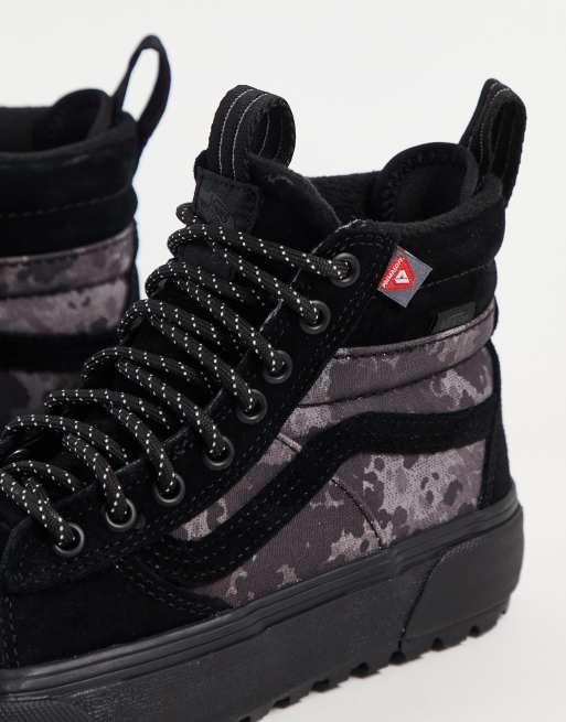 Black and 2024 camo vans