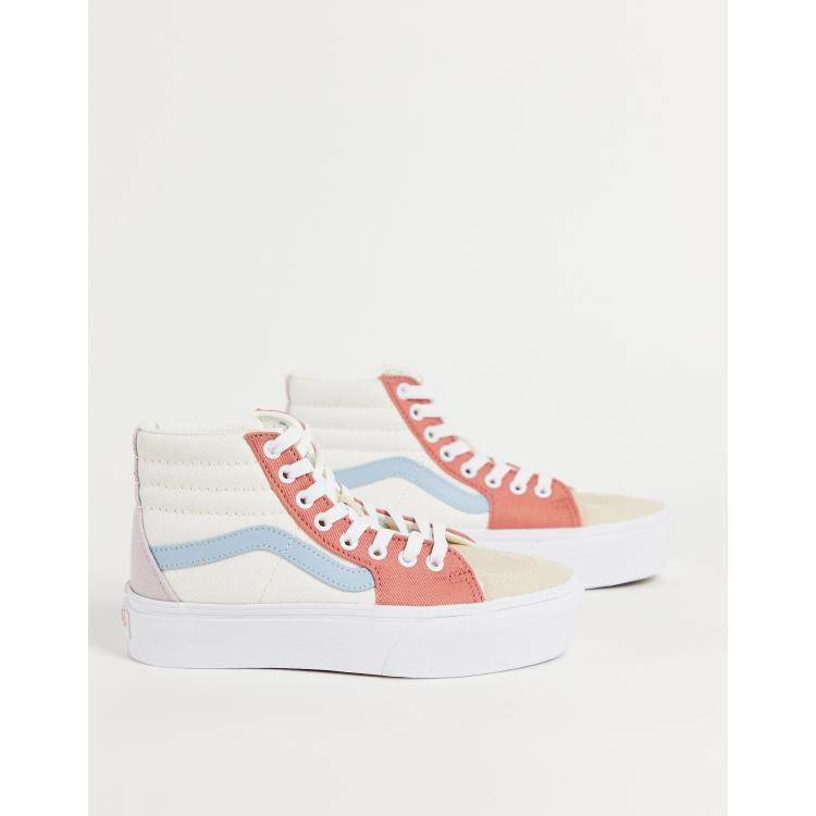 Vans SK8-Hi MTE-2 Twill sneakers in pastel multi ASOS