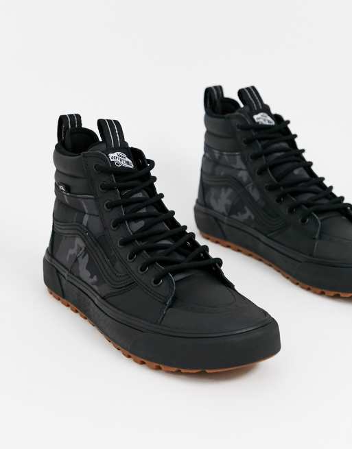 Vans SK8-Hi MTE 2.0 DX sneakers in black camo