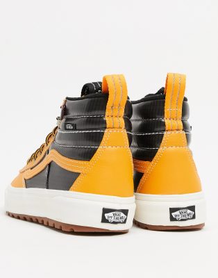 orange black vans