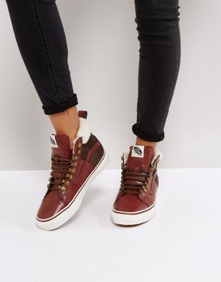 vans sherpa lined shoes
