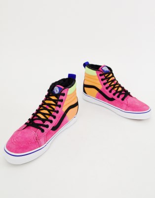 vans sk8 hi mte pink